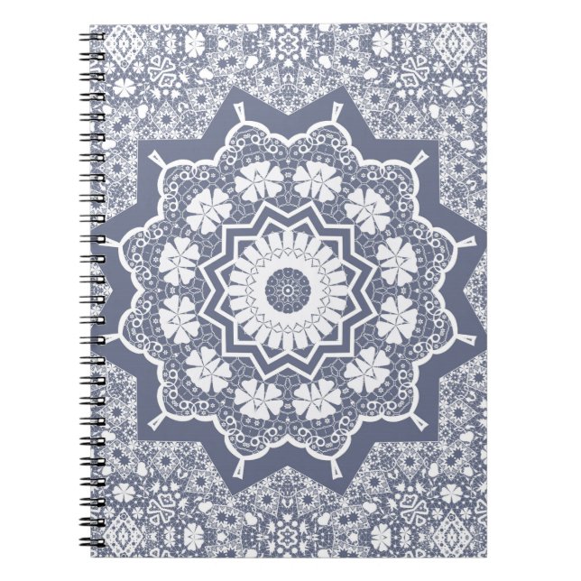 Lace ornament notebook (Front)