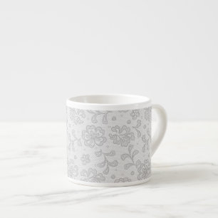 Lace pattern, flower vintage 1 espresso cup