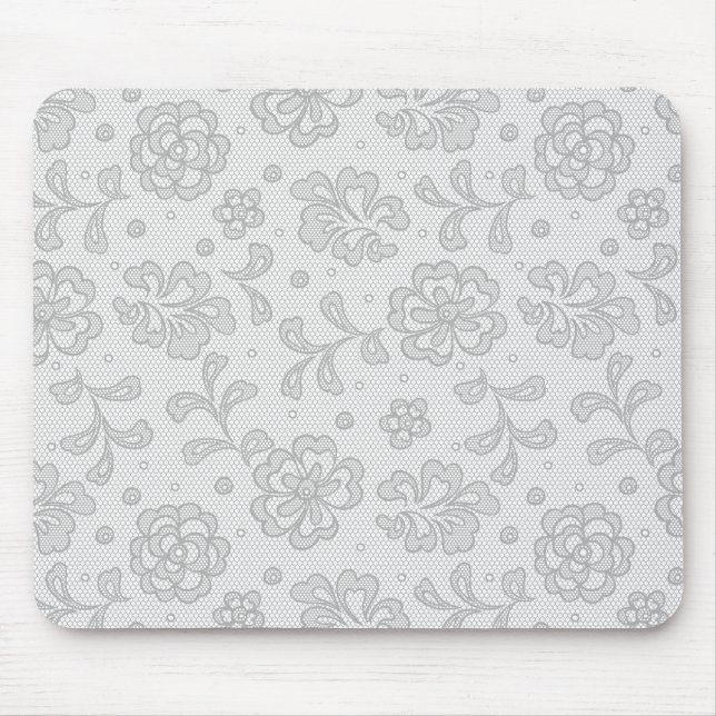 Lace pattern, flower vintage 1 mouse pad (Front)