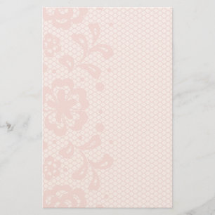 Lace pattern, flower vintage 3 stationery