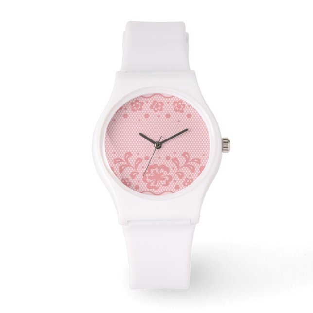 Lace pattern, flower vintage 3 watch (Front)