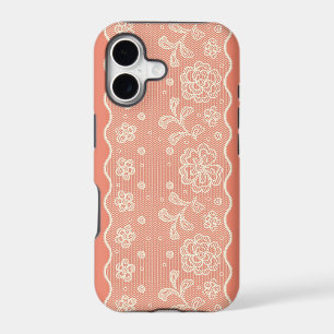 Lace pattern, flower vintage 4