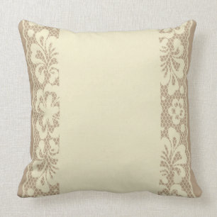 Lace pattern, flower vintage 7 cushion