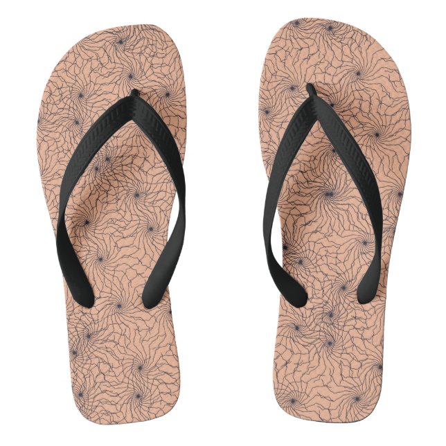 Lace pattern thongs (Footbed)