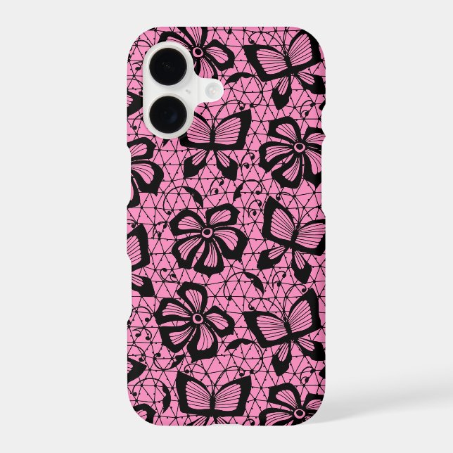 lace pattern with butterflies (Back)