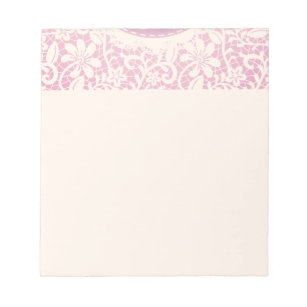 Lace,pink,victorian,cute,girly,lovely,template,fun Notepad
