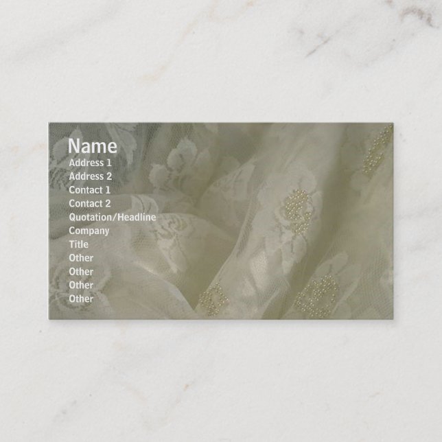 Lace Profile Card (Front)