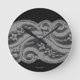 Lace Round Clock