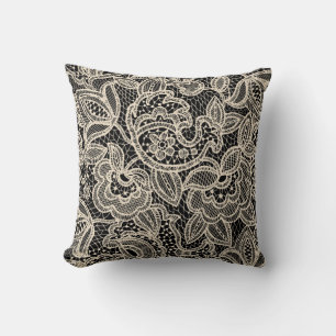 Lace seamless pattern cushion
