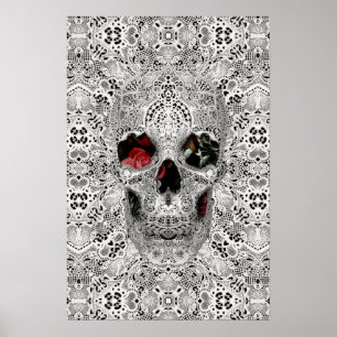 Lace Skull 2 Poster