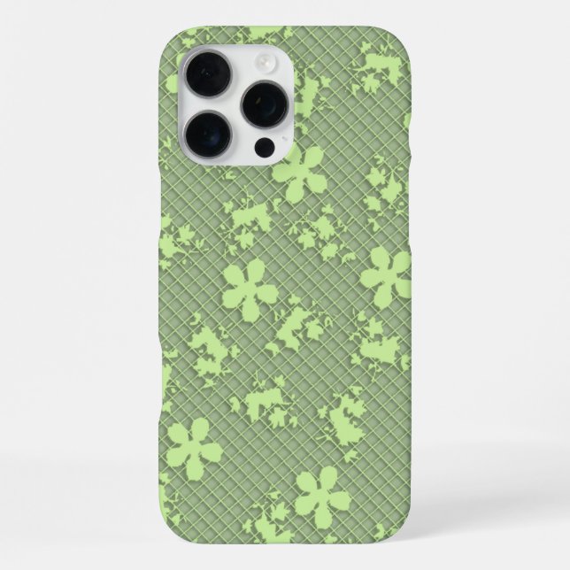 Lace Spring Green iPhone 7 Plus, Barely There Case (Back)