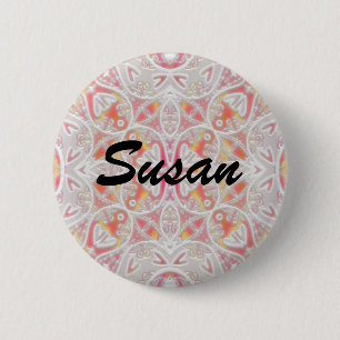 lace, Susan 6 Cm Round Badge