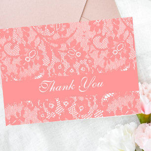 Lace Thank You Card