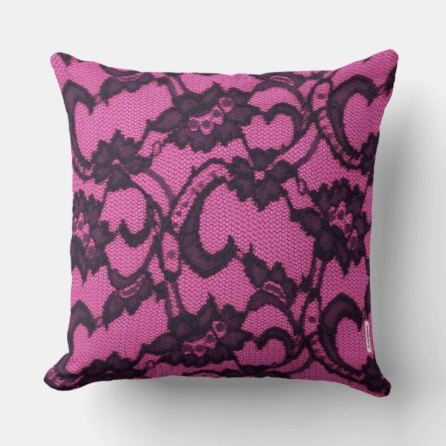  Lace Throw Pillow (Front)