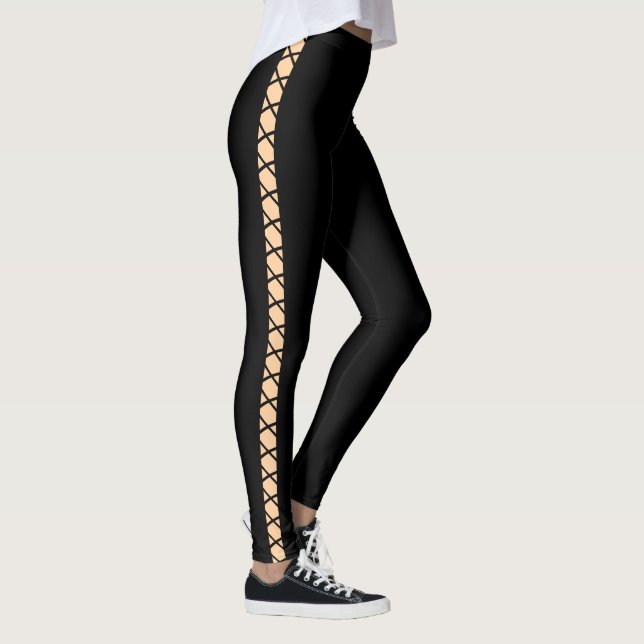 Lace Up Illusion Leggings (Right)