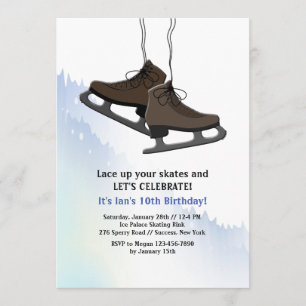 Lace Up Your Skates Invitation