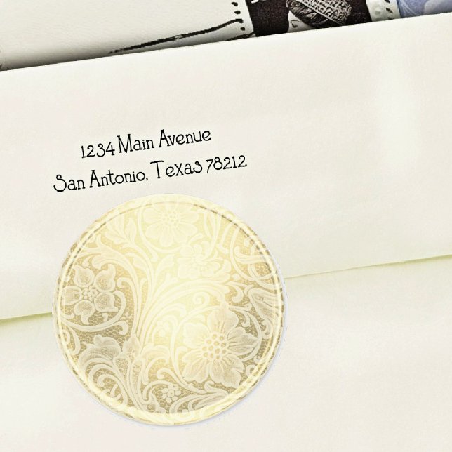 Lace Wedding Envelope Seal Gold (Creator Uploaded)