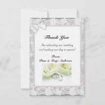 Lace Wedding thank You