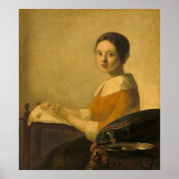 Lacemaker - Johannes Vermeer Fine Art Poster