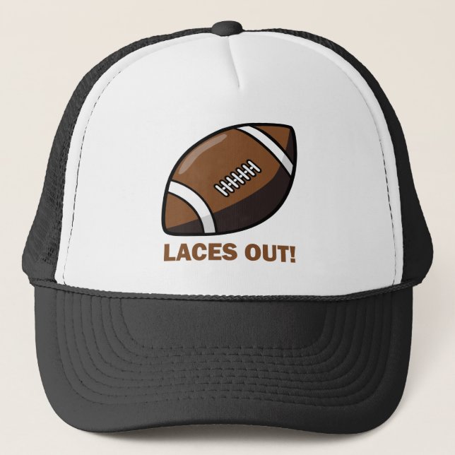 Laces Out Trucker Hat (Front)