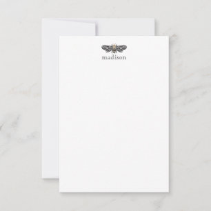 Lacewing Bee Personalised Note Cards
