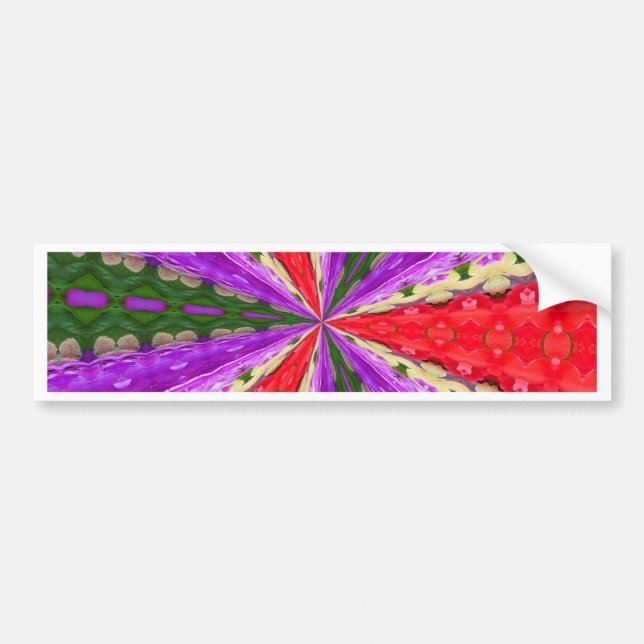 Lacey Kaleidoscope Bumper Sticker (Front)