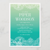 Lacey Lingerie Shower Invitation