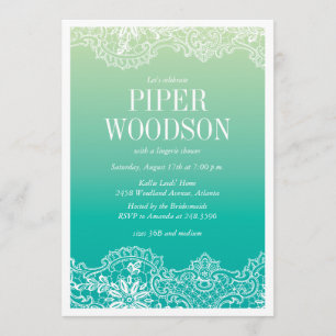 Lacey Lingerie Shower Invitation