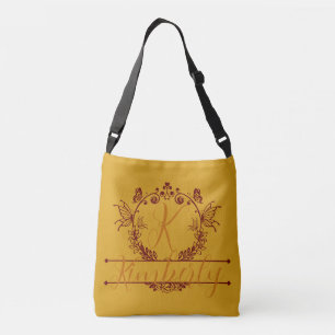 "Lacey Sunshine" Customisable Monogram Crossbody Bag
