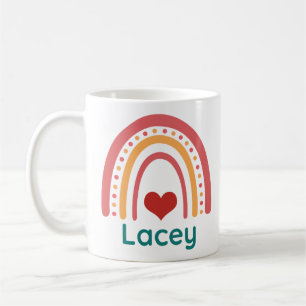 Lacey Vintage Boho Rainbow Coffee Mug