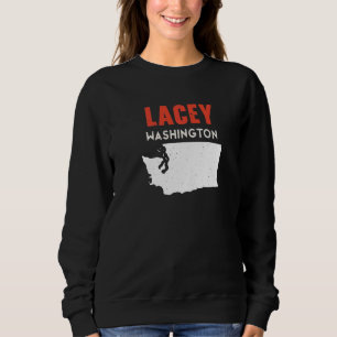 Lacey Washington USA State America Travel Washingt Sweatshirt