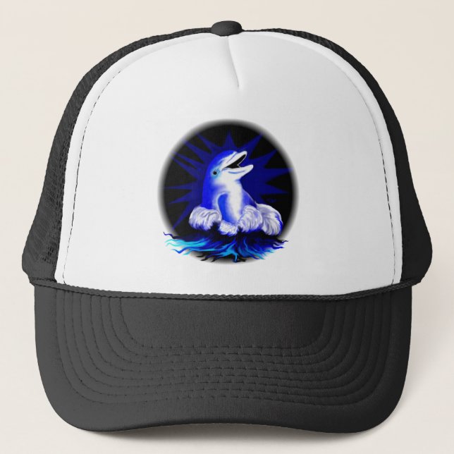 Lachender Delfin Trucker Hat (Front)