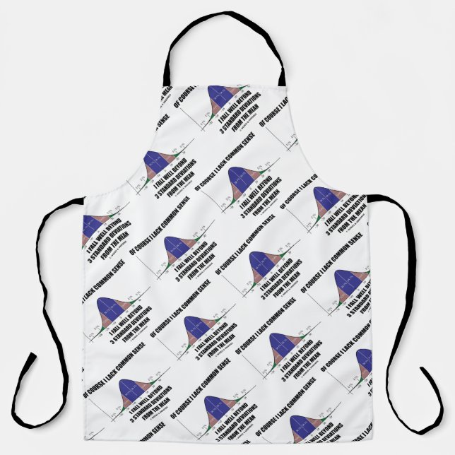 Lack Common Sense Fall Beyond 3 Std Deviations Apron (Front)