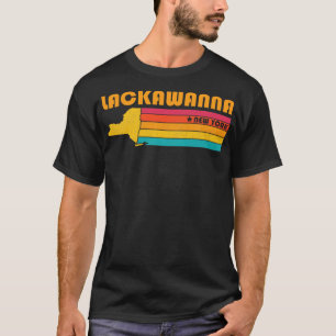 Lackawanna New York Vintage Distressed Souvenir T-Shirt