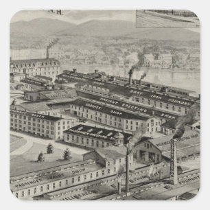 Laconia Car Company Square Sticker