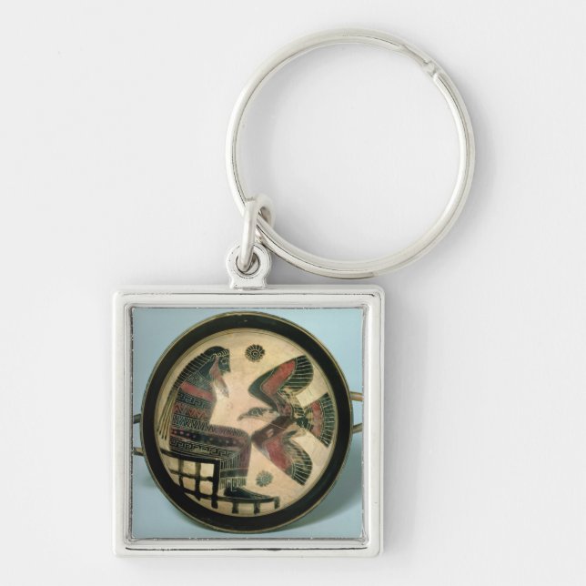 Laconian cup depicting Zeus and the eagle Key Ring (Front)