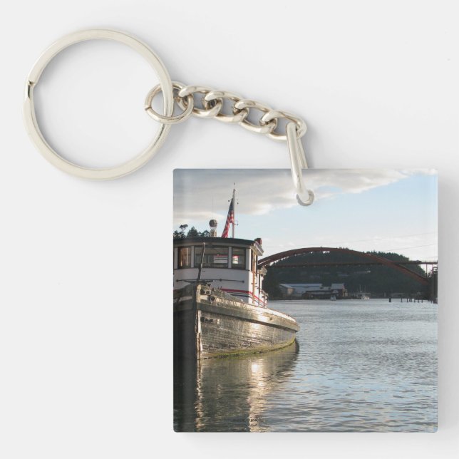 LaConner Tugboat Key Ring (Front)