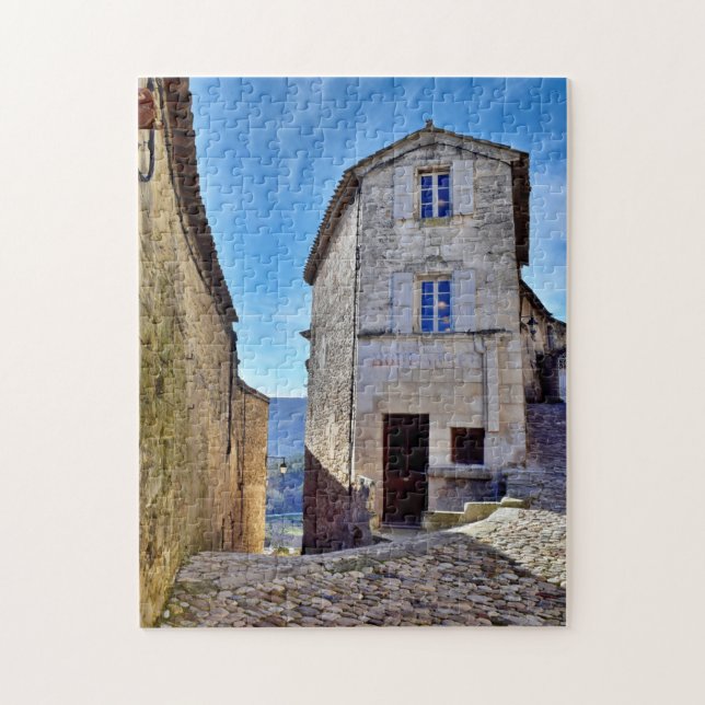 Lacoste City famous street in France Europe Jigsaw Puzzle (Vertical)