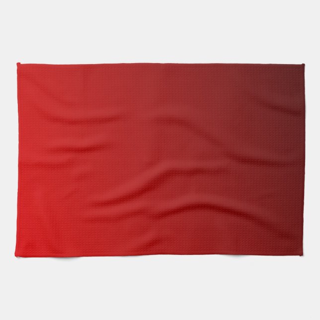 Lacquer Red Home Decor Accents Tea Towel (Horizontal)