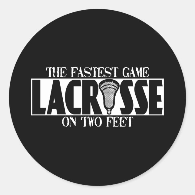 Lacrosse A Fastest Sticker (Front)