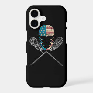 Lacrosse American Flag Lax Helmet And Stick