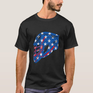 Lacrosse American Vintage Flag Lax Helmet Stick 4t T-Shirt
