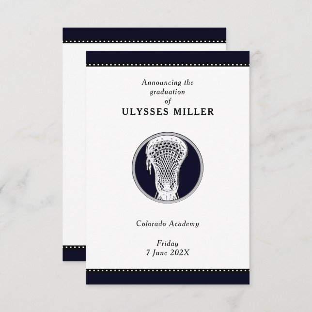 Lacrosse Announcement (Front/Back)