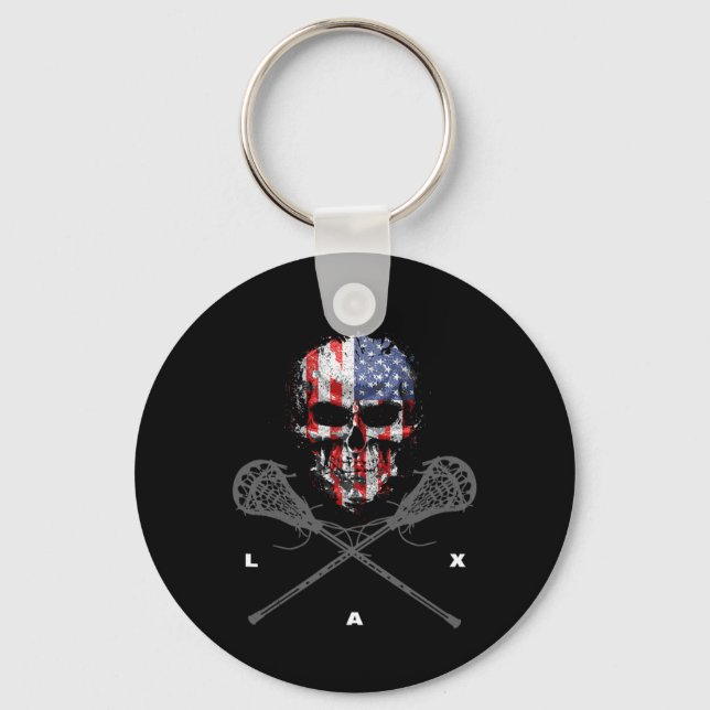 Lacrosse Apparel - Lacrosse 24  Key Ring (Front)