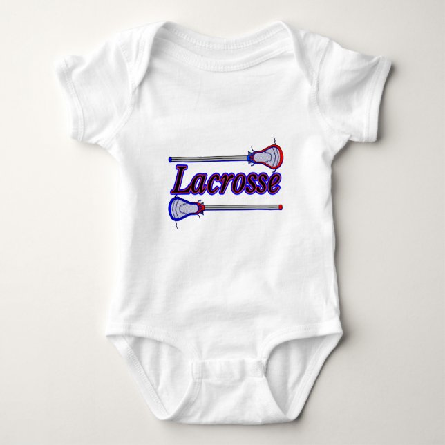 Lacrosse Baby Bodysuit (Front)