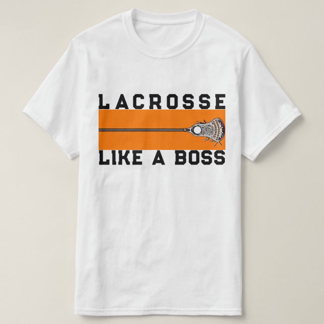 Lacrosse Boss T-Shirt (Design Front)