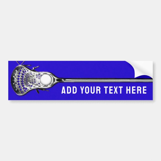 Lacrosse Bumper Sticker (Front)