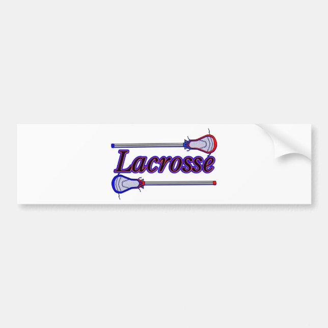 Lacrosse Bumper Sticker (Front)