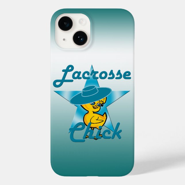 Lacrosse Chick #7 Case-Mate iPhone Case (Back)