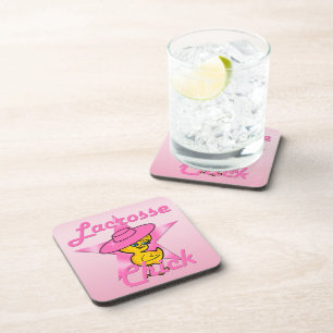 Lacrosse Chick #8 Coaster